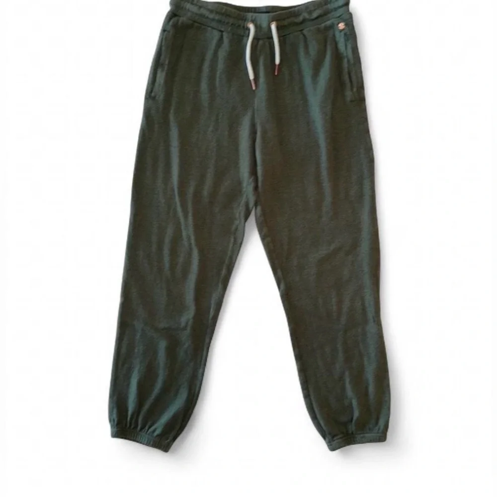 Volcom Lived In Lounge Jogger Pants Grey Green Drawstring Sweatpants Women S - Picture 3 of 9